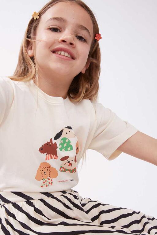 Compañia Fantástica - Saia Riscas Piano