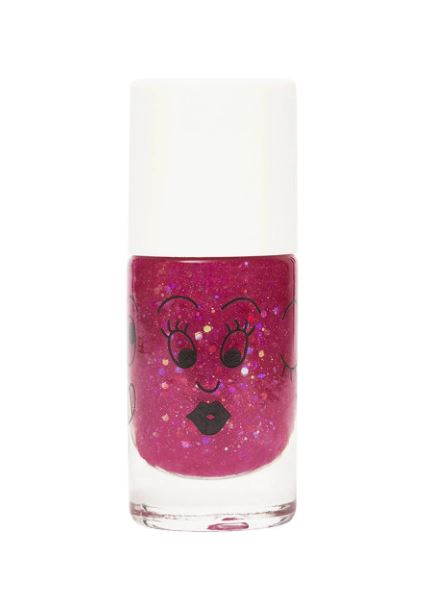 Nailmatic - Verniz Sheepy - clear raspberry glitter