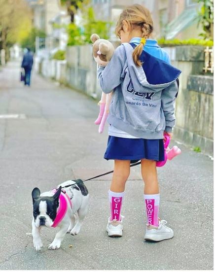 Pegada Socks - Meias Girl Power Rosa