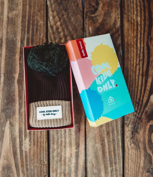 Hello Hossy - Color Block Pistachio Beanie