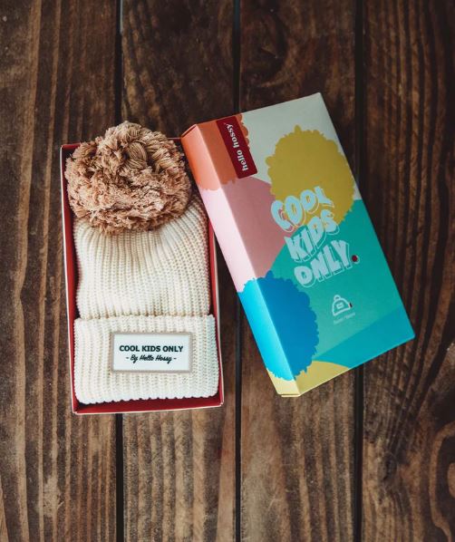 Hello Hossy - Color Block Sandy Beanie