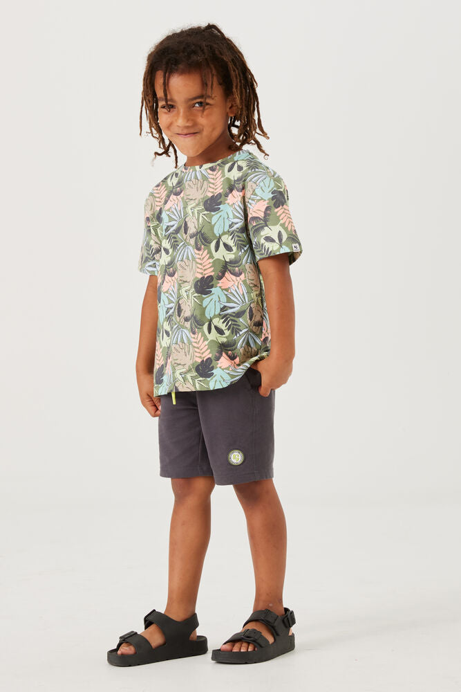 García - Pantalón corto gris oscuro