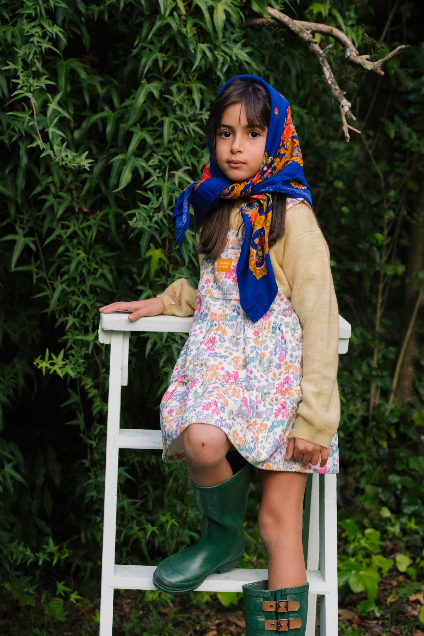 Favorite People - Jardineira Saia Alfazema