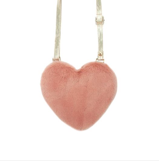 Rockahula - Bolsa tiracolo Coração | Fluffy Heart bag