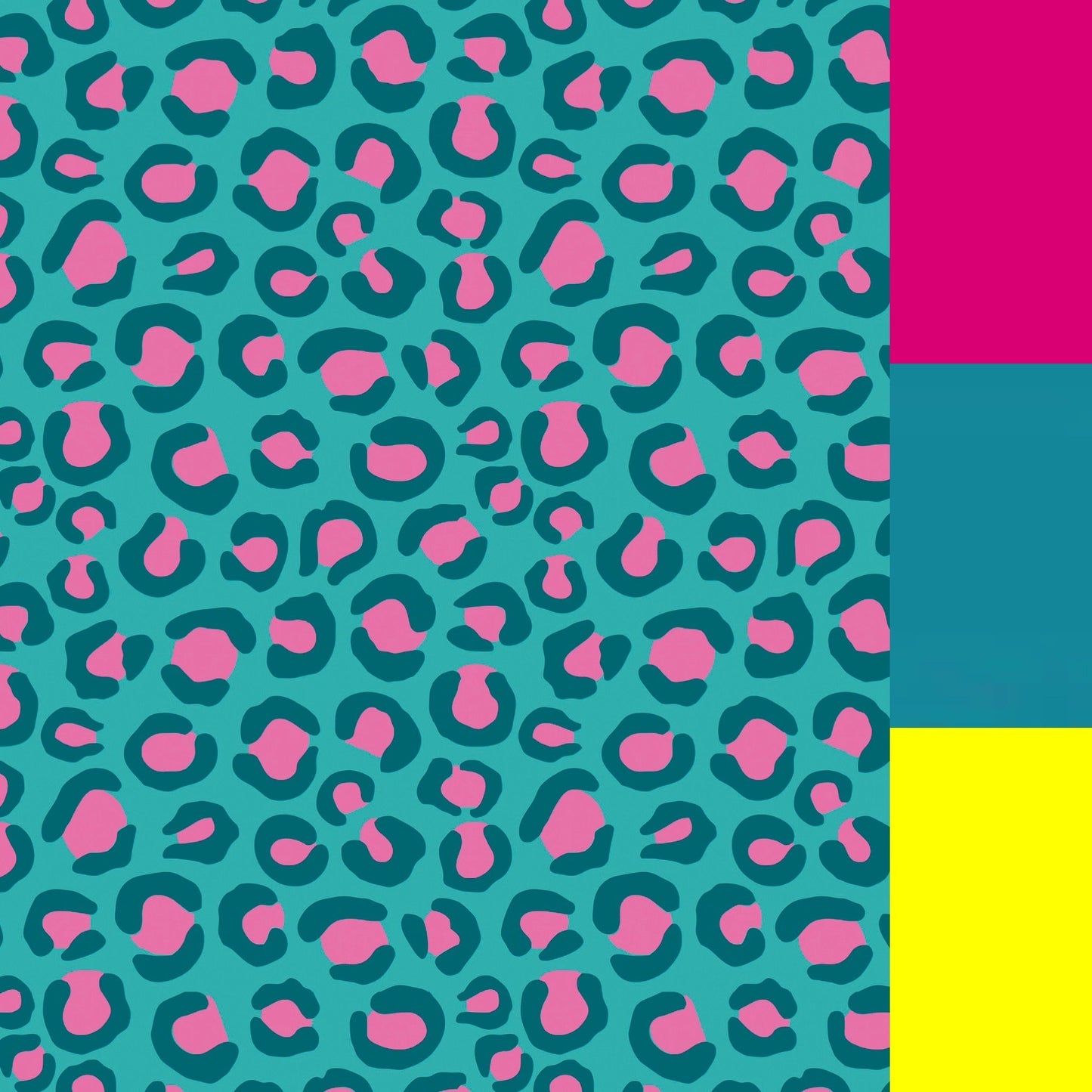 Paper Boat - Teal animal dots bikini