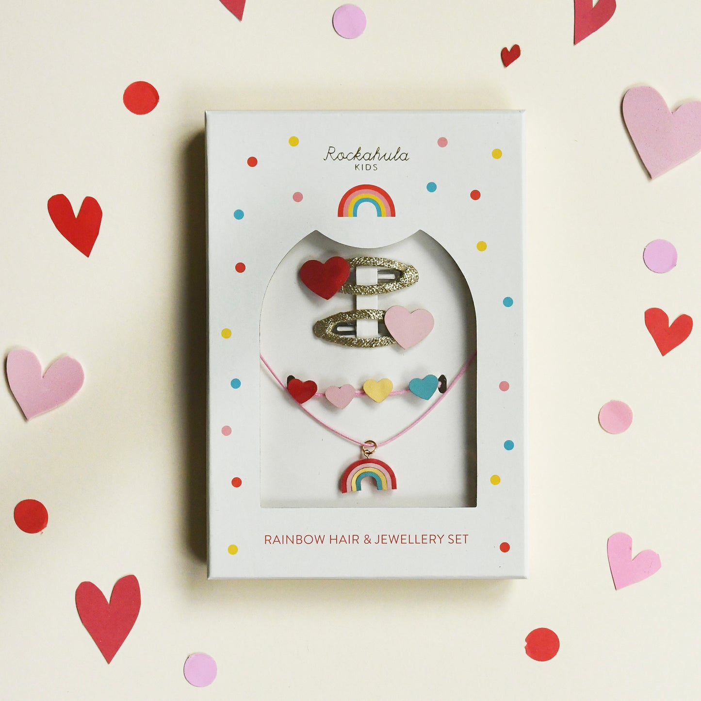 Rockahula - Rainbow Hair & Jewellery Set