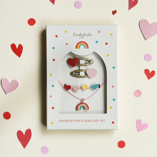 Rockahula - Rainbow Hair & Jewellery Set