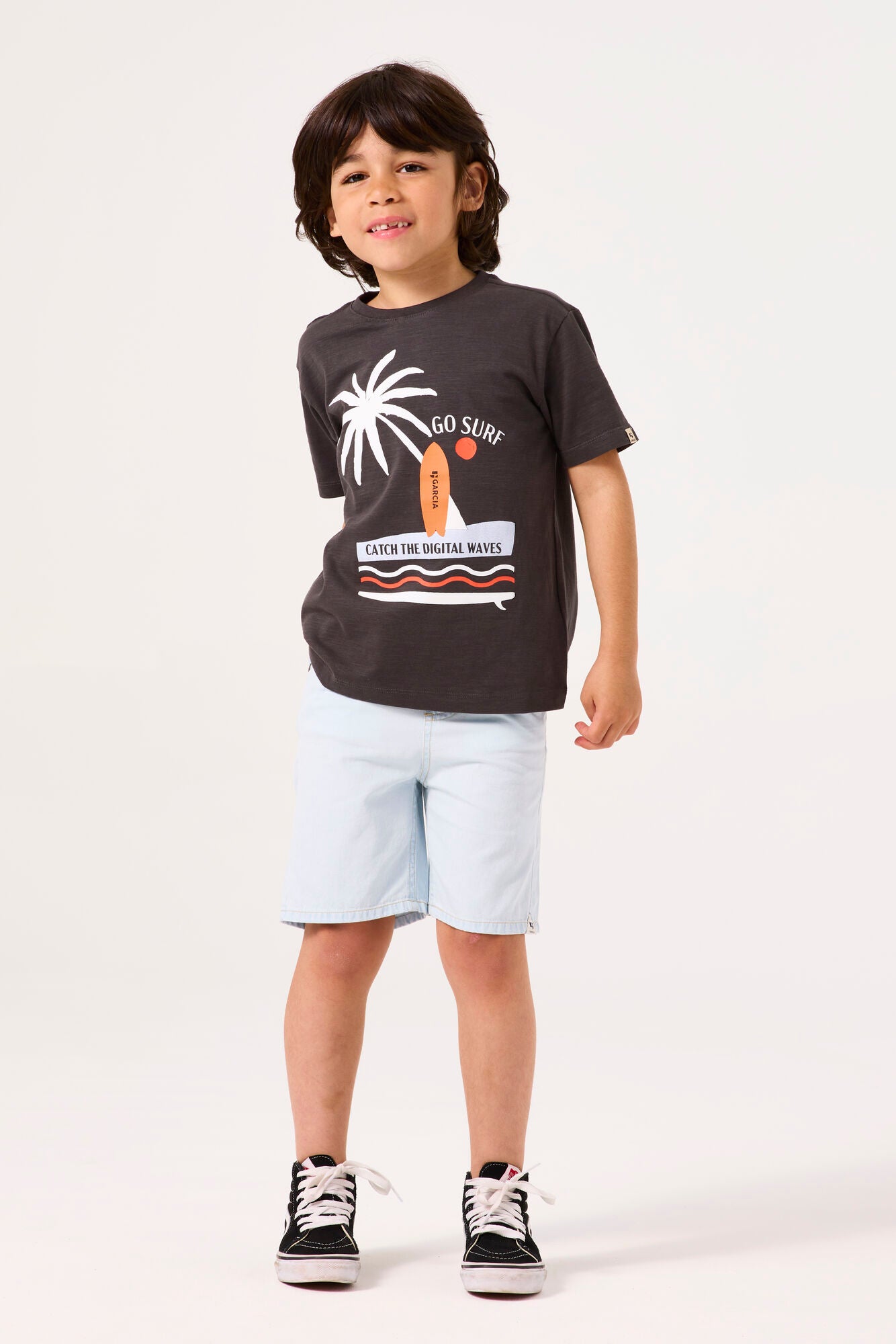 Garcia - Calção Jeans Bleached