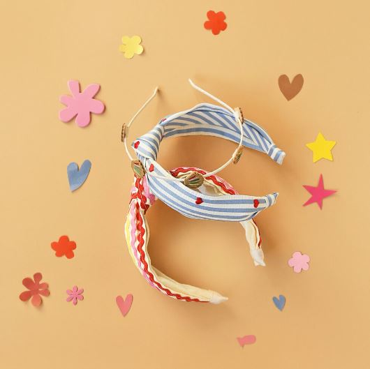 Rockahula - Headband | Stripy Heart