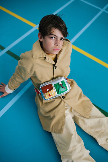 Sticky Lemon - bike bag | better together | metallic blue