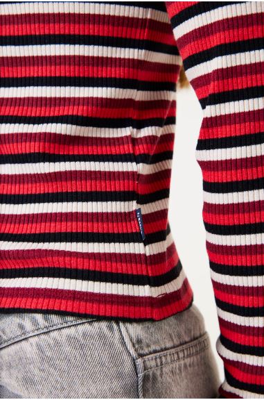 Garcia - Red Striped longsleeve