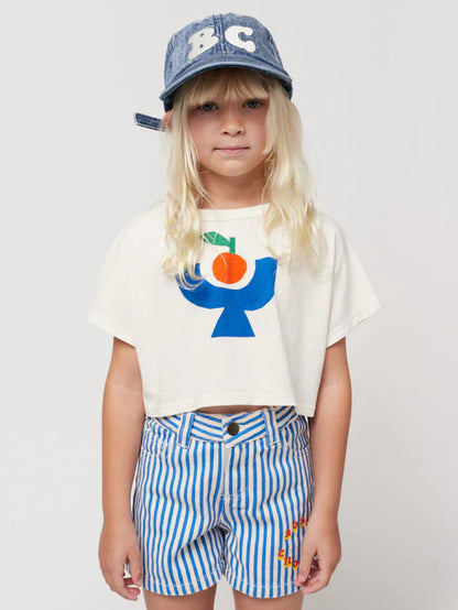 Bobo Choses - T-Shirt Tomato Plate cropped