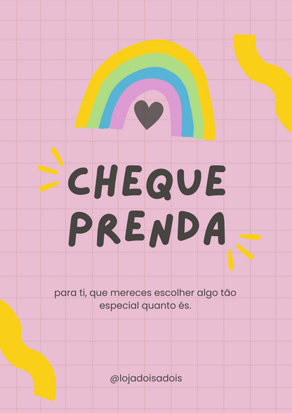 Cheque Prenda Dois a Dois