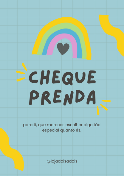 Cheque Prenda Dois a Dois