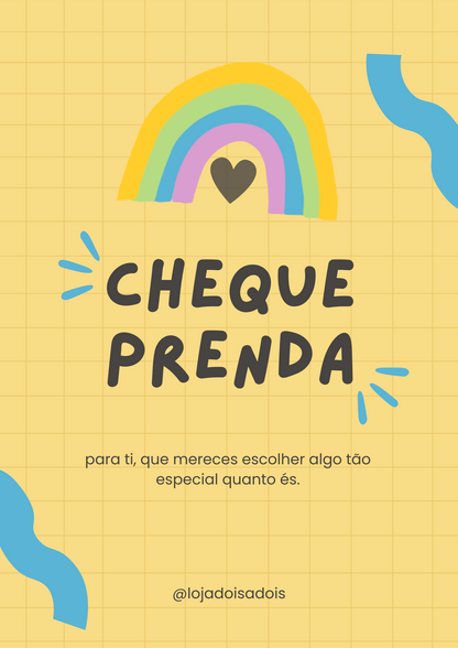 Cheque Prenda Dois a Dois