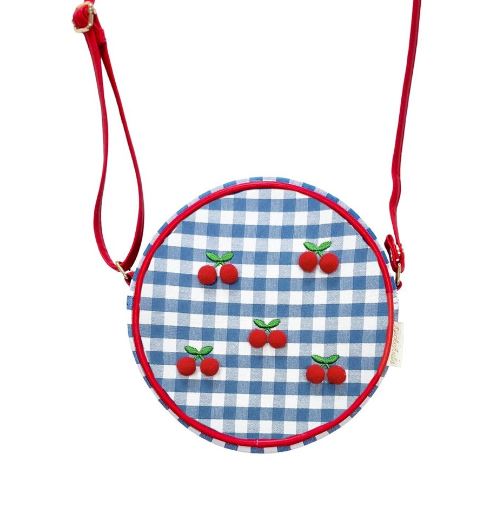 Rockahula - Bolsa tiracolo Cerejas| Cherry Pom Pom