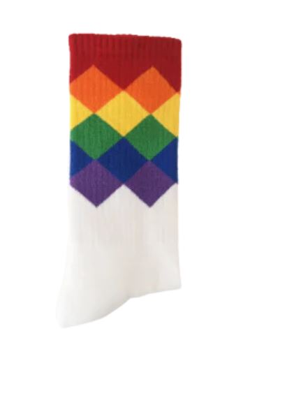 Pegada Socks - White Diamond Socks 