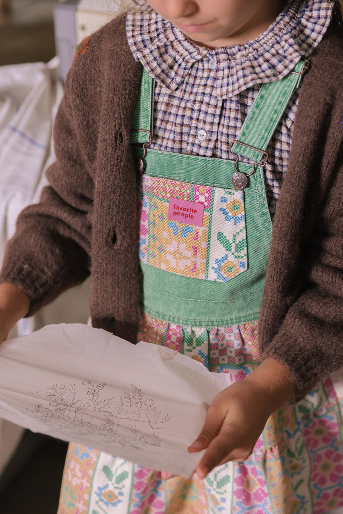 Favorite People - Jardineira Saia Minho