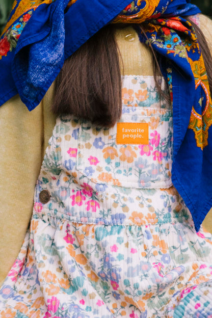 Favorite People - Jardineira Saia Alfazema