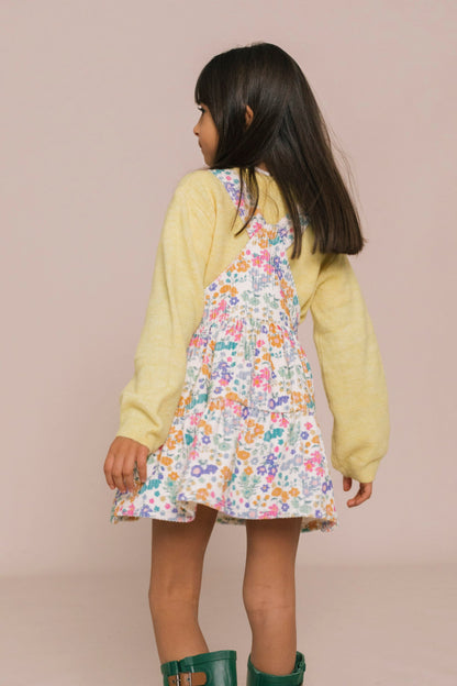 Favorite People - Jardineira Saia Alfazema