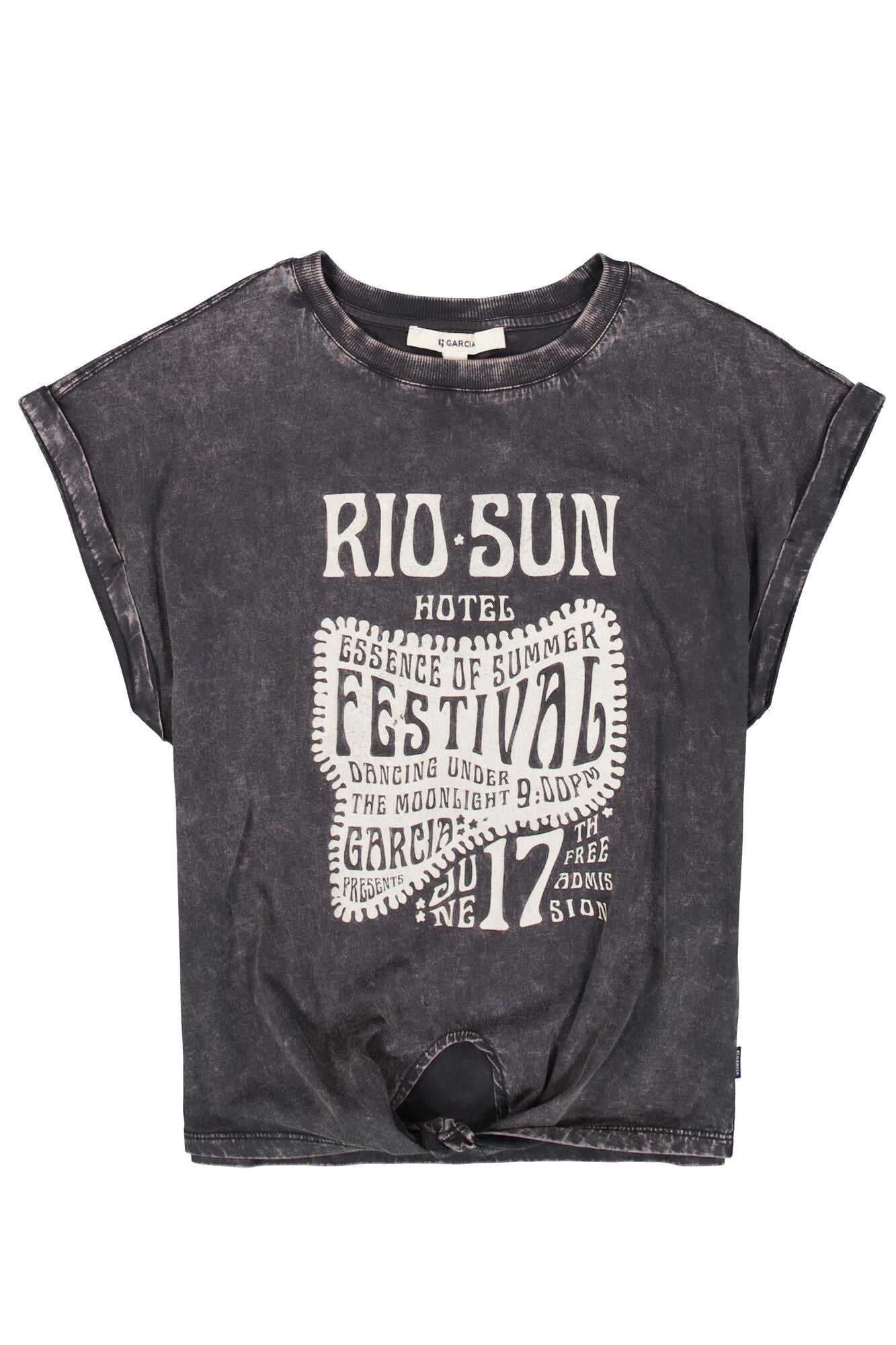 Garcia - Dark grey T-shirt Rio Sun
