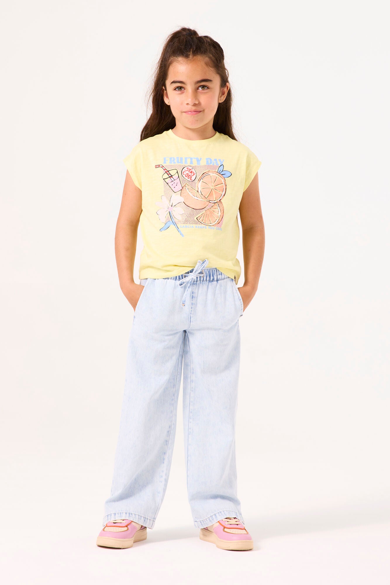 Garcia - T-shirt Amarela Fruit Day