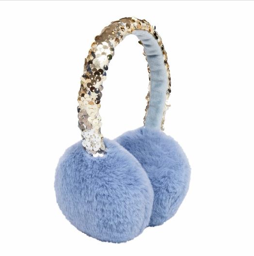 Rockahula - Tapa orelhas de lantejoulas brilhantes | Shimmer Sequin Earmuffs Blue