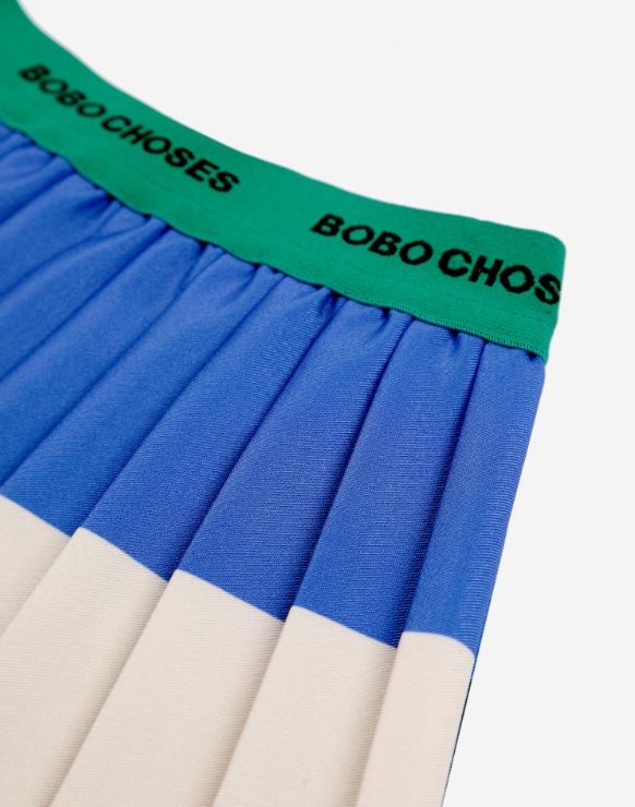 Bobo Choses - Saia Plissada Color Block