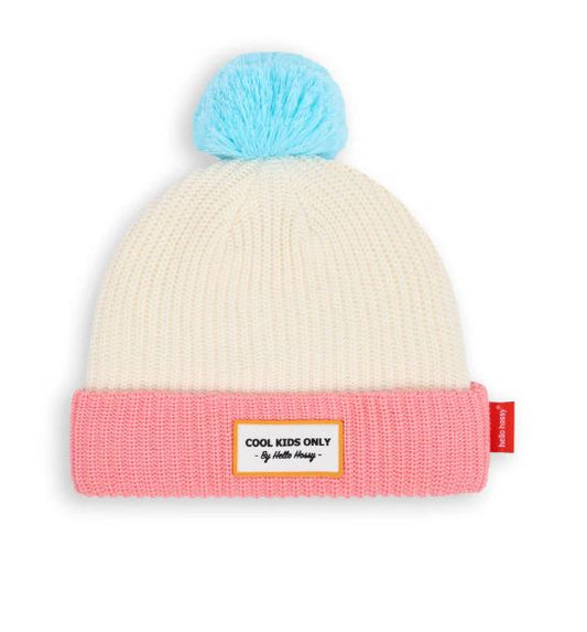 Hello Hossy - Gorro Color Block Pink Ice