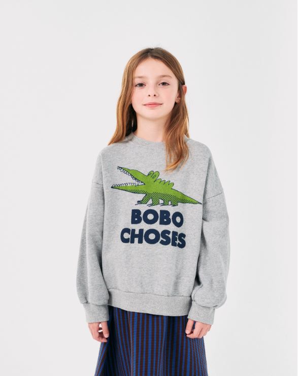 Bobo Choses - Sweatshirt Talking Crocodile