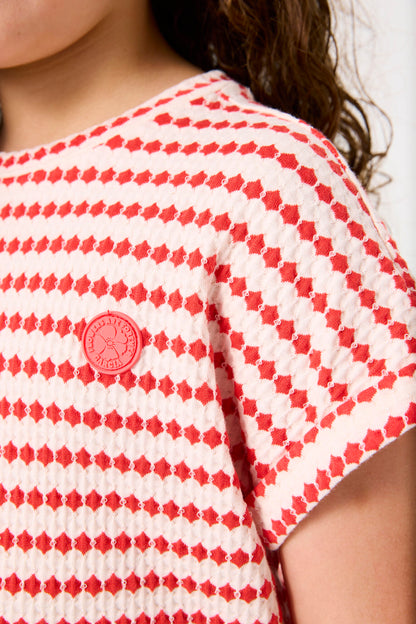 Garcia - Red & white T-shirt