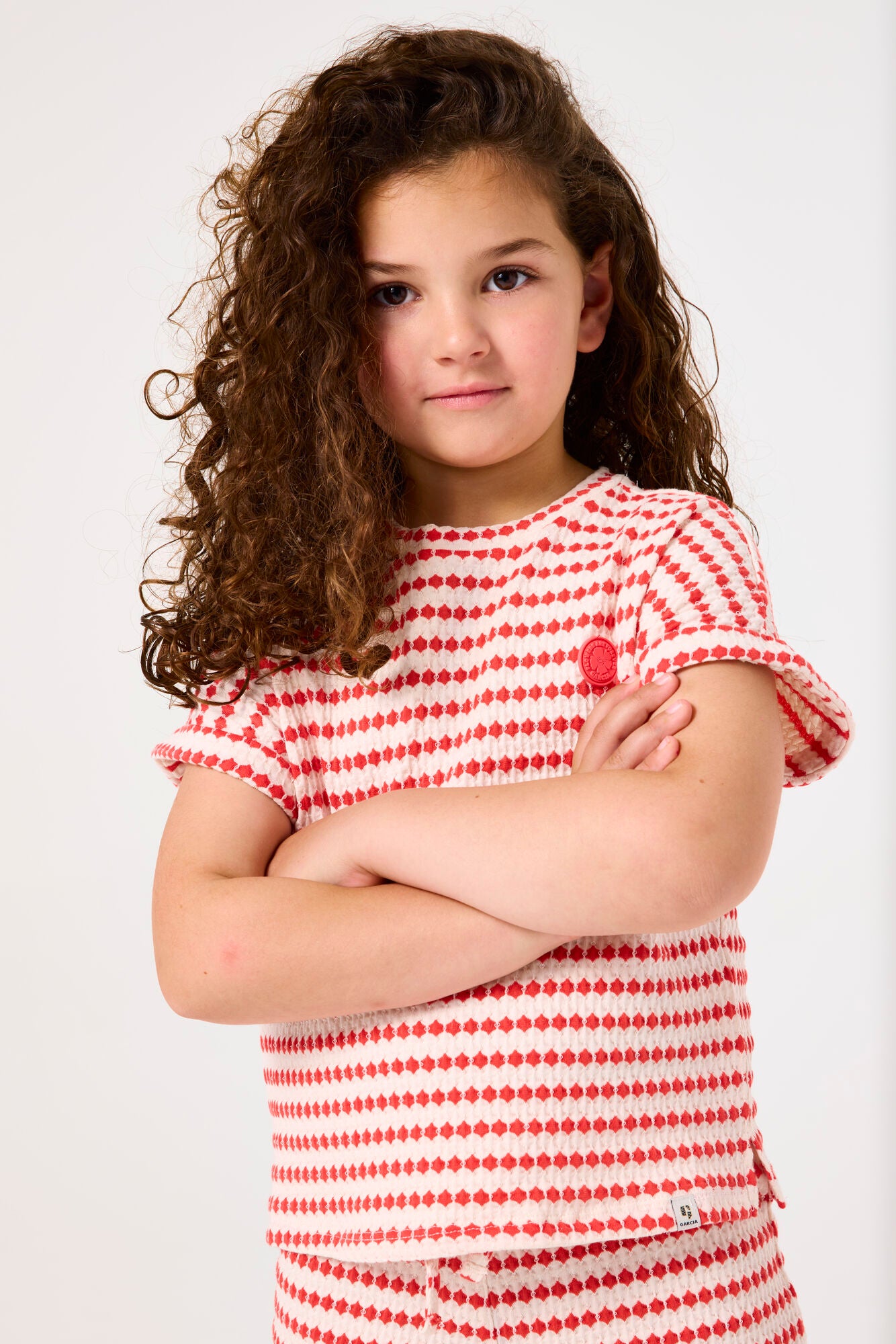 Garcia - Red & white T-shirt