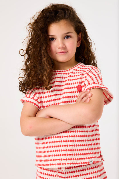 Garcia - Red & white T-shirt