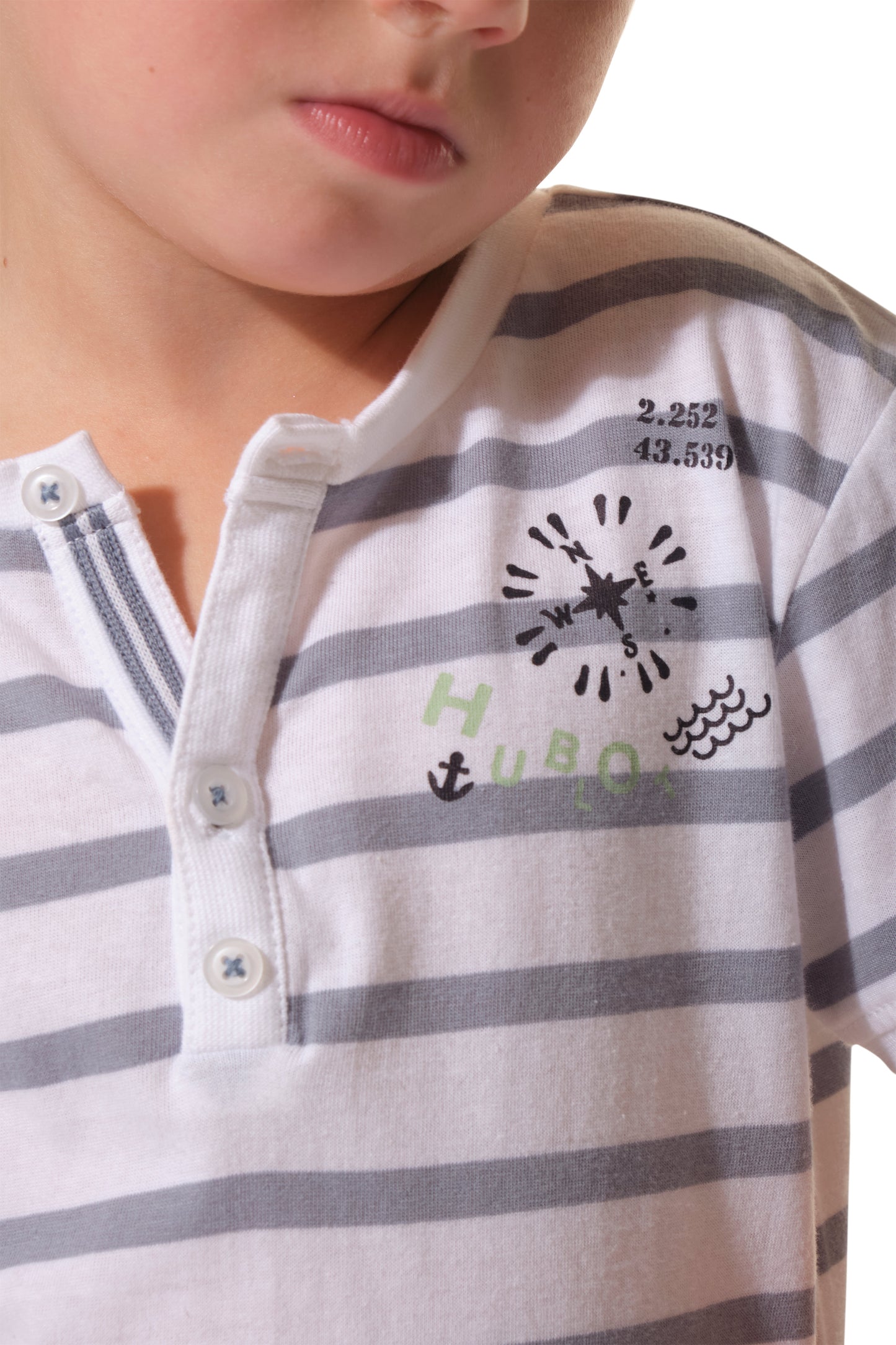 Hublot - T-Shirt Riscas Marine