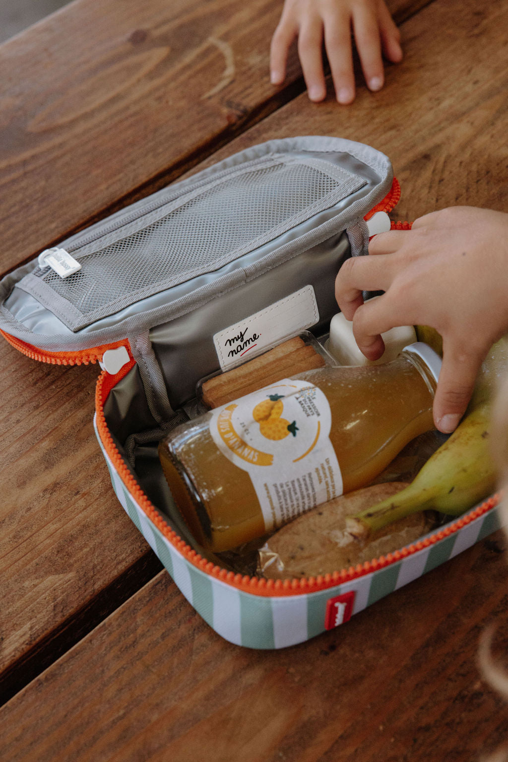 Hello Hossy - Snack Bag Green Stripes