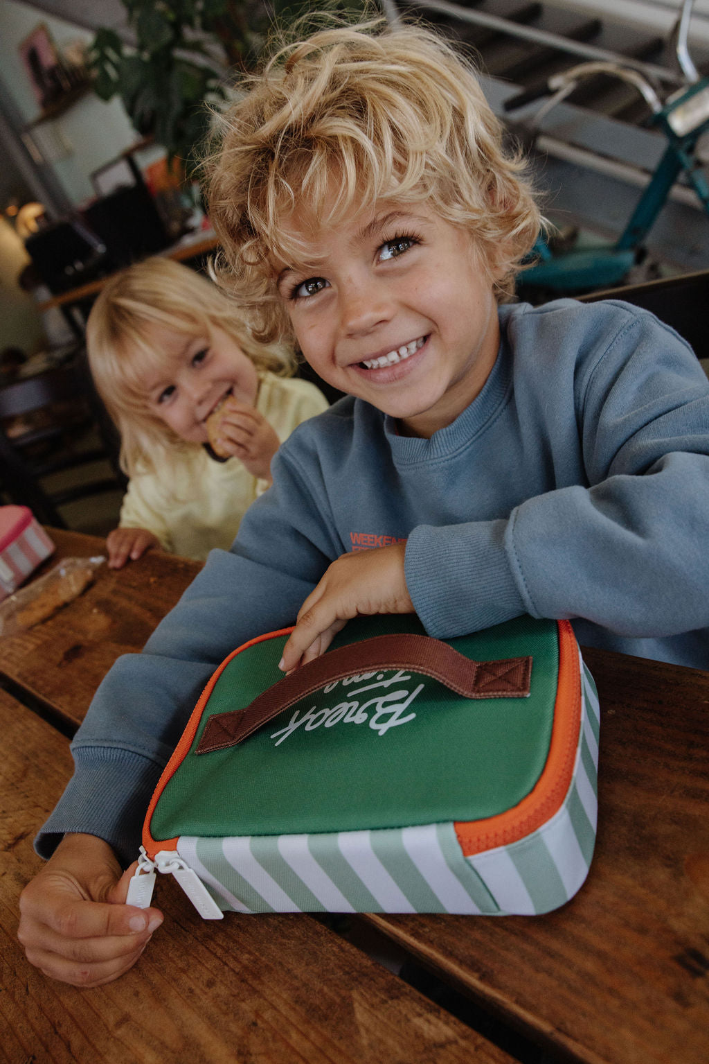 Hello Hossy - Snack Bag Green Stripes