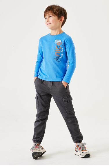 Garcia - Longsleeve Nice Day azul