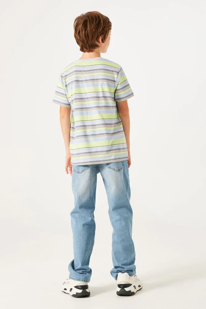 Garcia - T-Shirt Striped blue